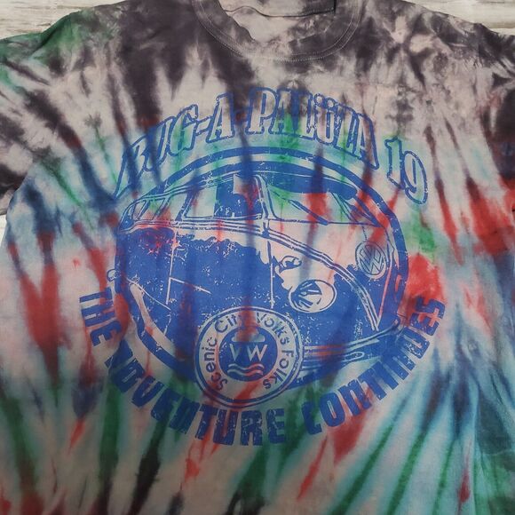 Volkswagen Tye Dye Shirt Size Small Hand Tye Dye - Picture 2 of 3
